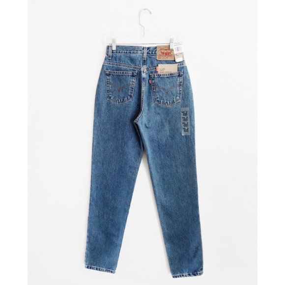 Vtg 90s Levi's 512 Blue High Rise Jeans fit 27 NWT - Picture 6 of 8